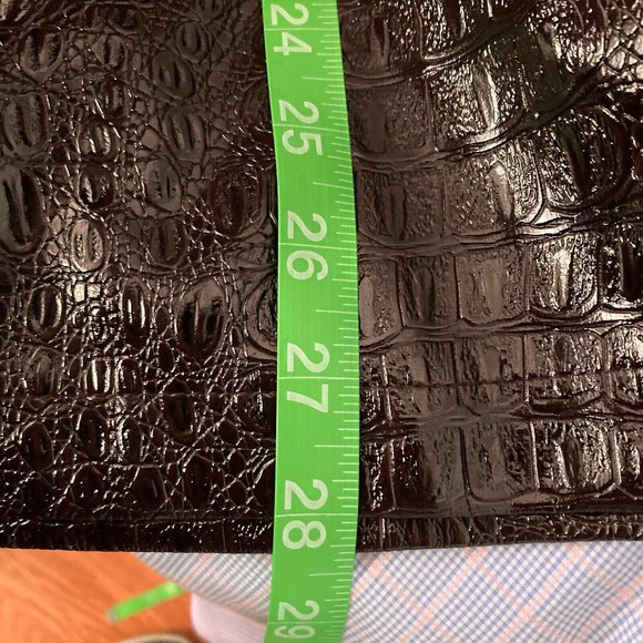 Rachel Comey Skirt Womens Sz 0 Brown Faux Leather Pencil Crocodile Buttons - Picture 9 of 10